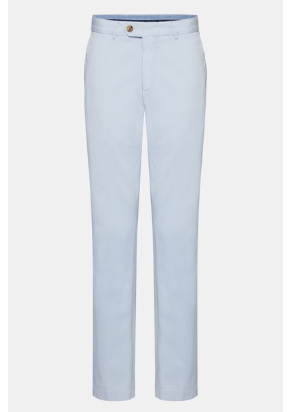 Erkek Mavi Chino Pantolon