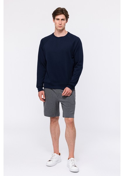 Erkek Lacivert Sweatshirt