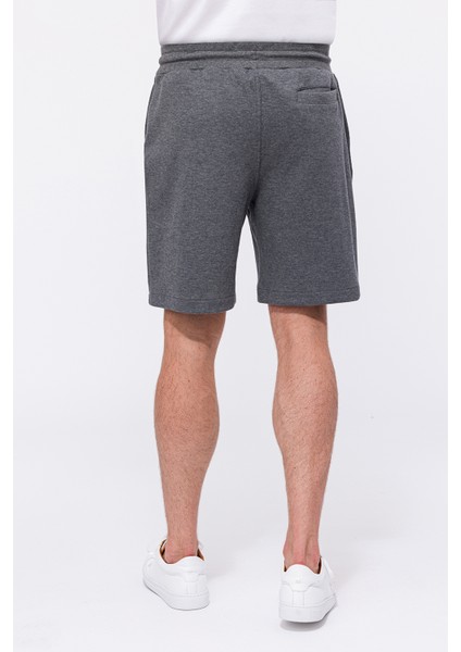 Erkek Gri Melanj Organik Pamuklu Jersey Şort fırsatları