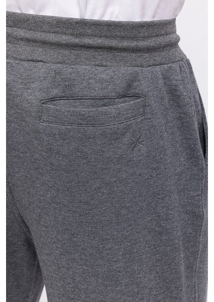 Erkek Gri Melanj Organik Pamuklu Jersey Şort indirimleri