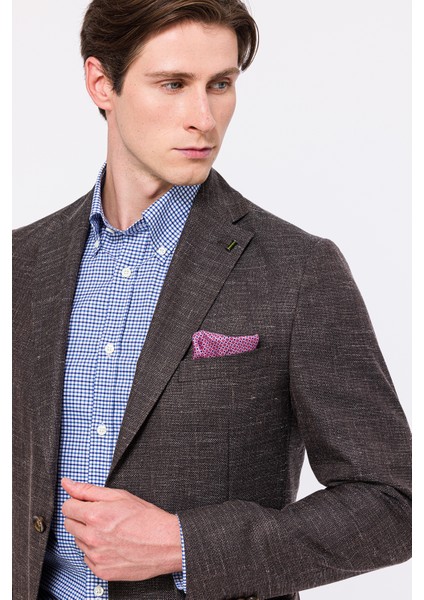 Erkek Kahverengi Vitale Barberis Yün Spor Ceket modelleri