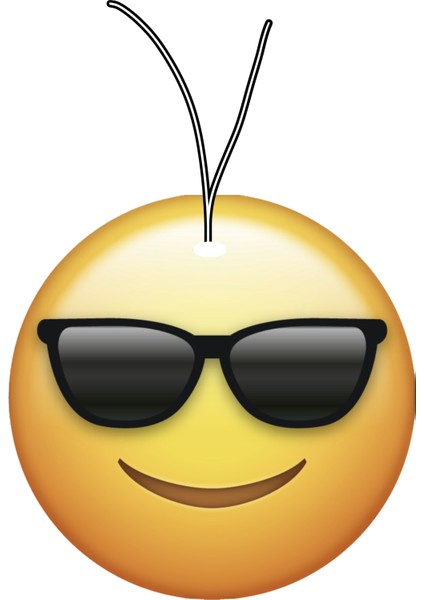 Oasis Life Gözlüklü Emoji Oto Araç Kokusu Buble Gum Esans 5 Adet