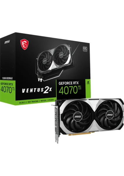 Geforce Rtx 4070TI Ventus 2x 12GB Oc GDDR6X 192BIT Ekran Kartı