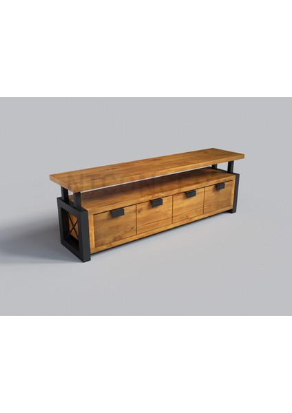 Arona Masif Ahşap Tv Stand - (Genişlik 220CM)