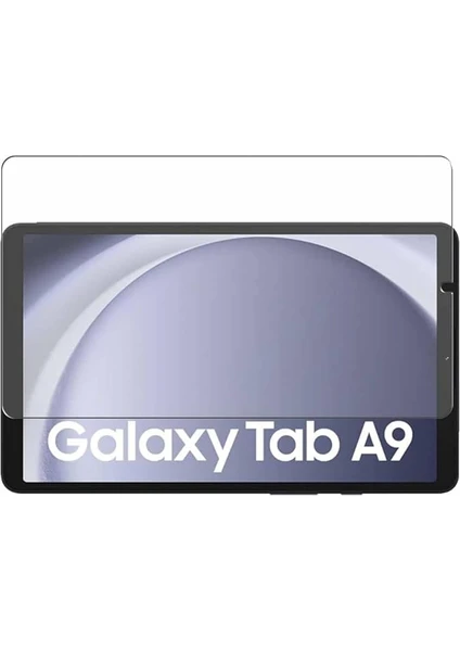 Samsung Galaxy Tab A9 X-110 ile Uyumlu Kırılmaz Tablet Temperli Cam Ekran Koruyucu