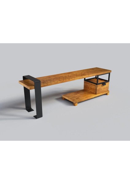 Lue Masif Ahşap Tv Stand - (Genişlik 220CM)