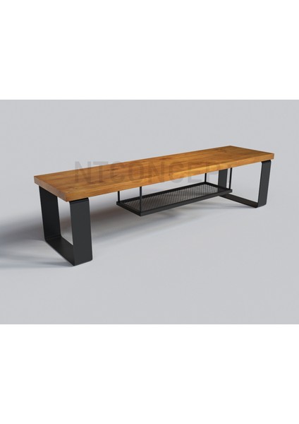 Tore Masif Ahşap Tv Stand - (Genişlik 260CM)