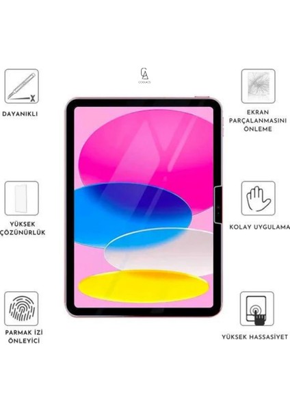 Samsung Galaxy Tab A9 Plus X-210 ile Uyumlu Kırılmaz Tablet Temperli Cam Ekran Koruyucu