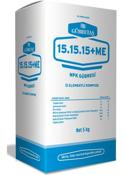 15.15.15 + Me Npk Gübresi - 5 kg