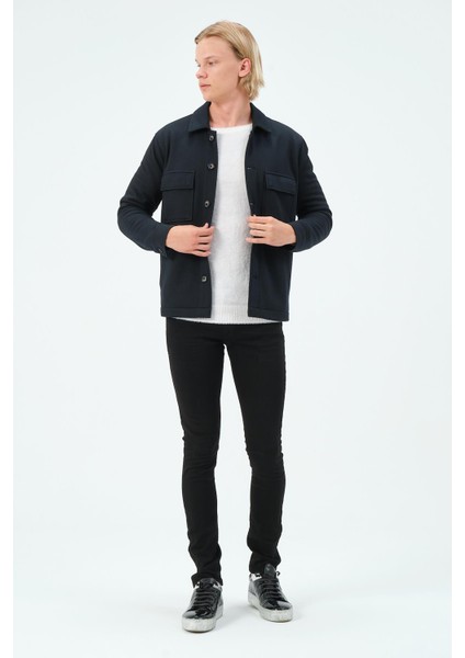Erkek Düğmeli Çok Cepli Rahat Regular Fit Klasik Ceket modelleri
