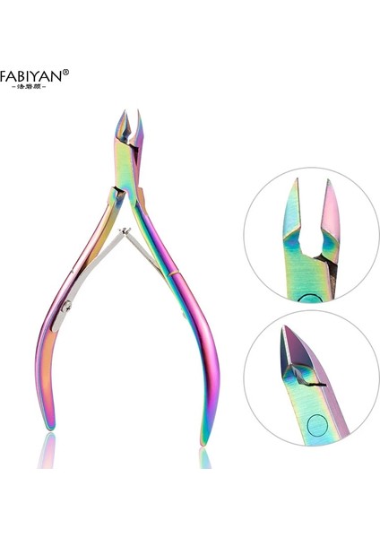 02 Nail Art Tırnak Eti Makası Ölü Cilt Sökücü Clipper Makas Parmak Pedikür Manikür Pense Giyotin Manikür Aracı Paslanmaz Çelik (Yurt Dışından) indirimleri