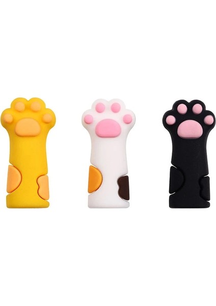 Sarı Karikatür Kedi Paw Silikon Makası Kapak Koruyucu Kılıf Tırnak Tırnak Makası Manikür Pedikür Araçları Ölü Cilt Cımbız Kap (Yurt Dışından) indirimleri