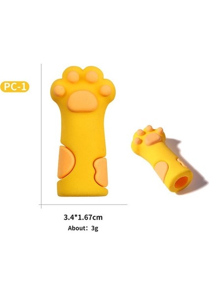 1 Adet Kawaii Kedi Pençe Silikon Makası Tırnak Tırnak Makası Kapak Koruyucu Kılıf Anti Damla Kapak Tırnak Aksesuarları Dıy Araçları Malzemeleri (Yurt Dışından)