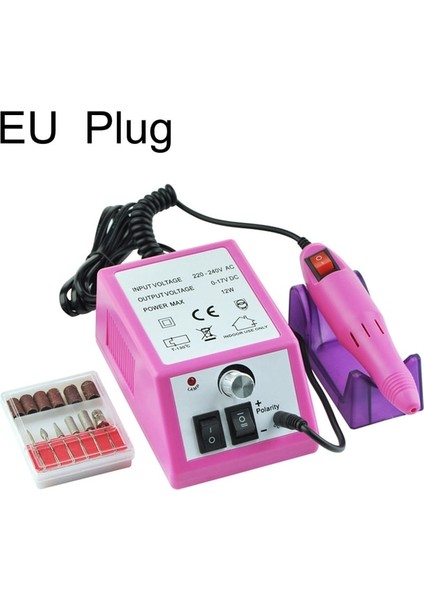 Ab Tak Pembe Profesyonel 110-240 V Elektrikli Çivi Matkap Lehçe Manikür Öğütücü Pedikür Seti Sıcak Satış (Yurt Dışından)