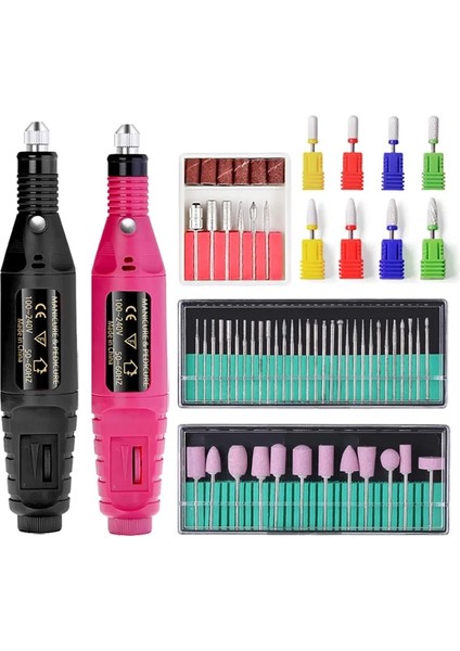 A-Blue Halaıman 6 In 1 Tırnak Matkap Makinesi Seti Manikür Zımpara Dosya Kalem Elektrikli Tırnak Zımpara Pedikür Taşlama Parlatma Araçları Delici (Yurt Dışından) fiyatları
