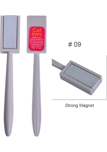 09 15 cm Güçlü Geniş Manyetik Tırnak Sopa 9d Etkisi Uv Jel Hattı Şerit Fransız Manikür Çok Fonksiyonlu Mıknatıs Kurulu Tırnak Sanat Araçları (Yurt Dışından)