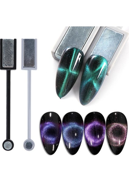 C18 Nail Art Mıknatıs Sopa Kurulu Güçlü Magetic Kalem 9d Kedi Gözü Jel Lehçe Vernik Hattı Şerit Etkisi Manikür Tırnak Araçları TR1612 (Yurt Dışından) fırsatları