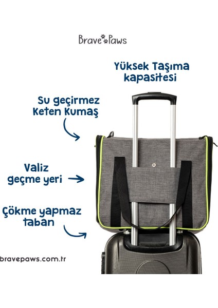 Kedi Köpek Taşıma Çantası Kare Model Yırtılmaz Plastik Fileli