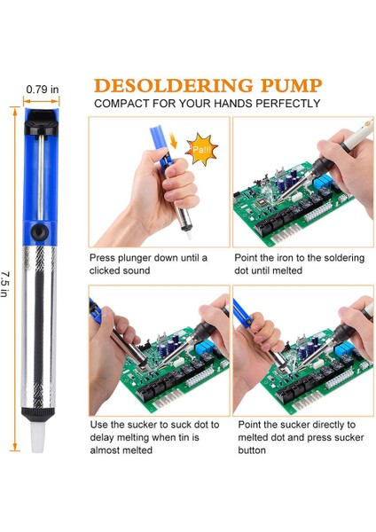 Mor 80W 220V, Abd Jcd 80W Havya Kiti Ayarlanabilir Sıcaklık LCD 110V 220V Multimetre Lehimleme Ipuçları Lehim Sökme Pompası Kaynak Araçları ile (Yurt Dışından)
