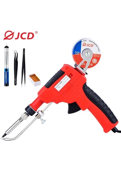 Mavi 80W 220V, Abd Jcd Elektrikli Havya 110V/220V 60W Abd/ab Tak El Tipi Dahili Isıtma Otomatik Teneke Tabancası Kaynak Onarım Araçları Göndermek (Yurt Dışından)