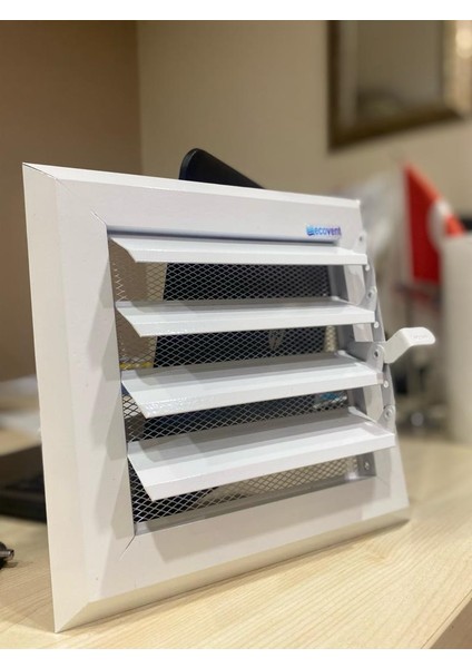 45X56 Alüminyum Menfez Yüzeysel Hareketli Beyaz indirimleri