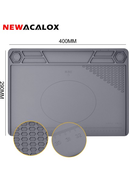 TE-613 Silikon Ped Newacalox Kaynak Silikon Ped Isı Yalıtımı Çalışma Mat Isıya Dayanıklı Lehimleme Isı Tabancası Yalıtım Pedi Tamir Araçları (Yurt Dışından) fırsatları