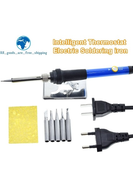 60W Demir Abd Plug Yeni Ayarlanabilir Sıcaklık Elektrikli Havya 220V 60W Kaynak Lehim Rework Istasyonu Isı Kalem Ipuçları Onarım Aracı (Yurt Dışından) modelleri