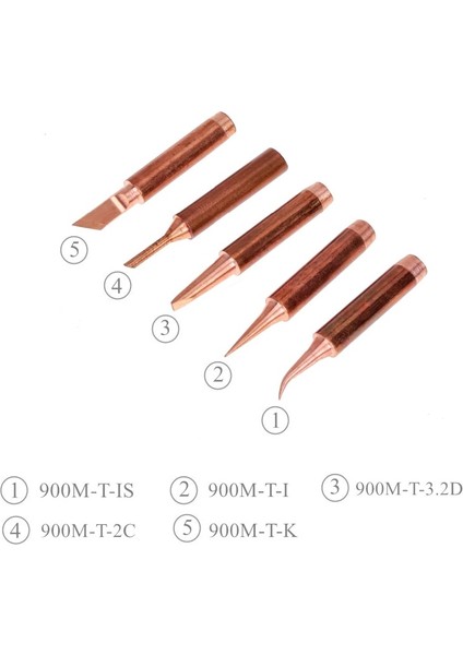 1 Adet 900M-2C 1/5 Adet Saf Bakır Havya Ucu I + B + K + 2.4d + 3c Lehimleme Istasyonu Lehim Demir Kaynak Ucu Kafa Üst Sting Bga Kurşunsuz Araçları (Yurt Dışından) fiyatları