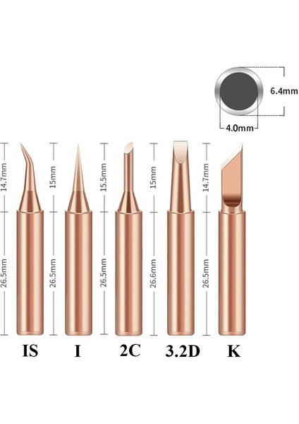1 Adet 900M-2C 1/5 Adet Saf Bakır Havya Ucu I + B + K + 2.4d + 3c Lehimleme Istasyonu Lehim Demir Kaynak Ucu Kafa Üst Sting Bga Kurşunsuz Araçları (Yurt Dışından) indirimleri