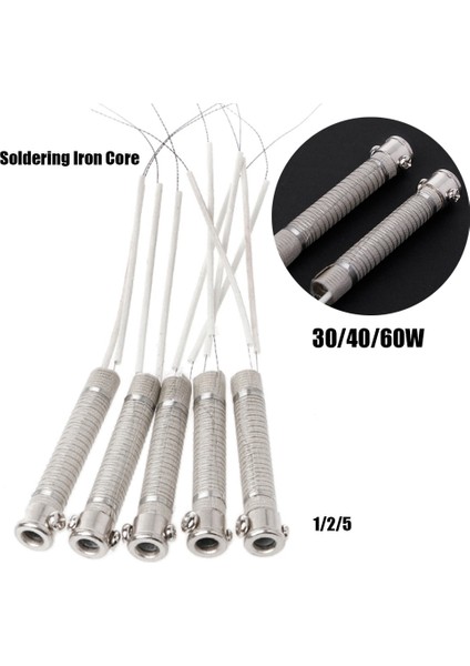 40W 1 Adet Harici Isıtma Elemanı Yedek Elektrikli Havya Çekirdek 220V 30W40W60W Kaynak Ekipmanı Aracı Metal Işleme Aksesuarı (Yurt Dışından)