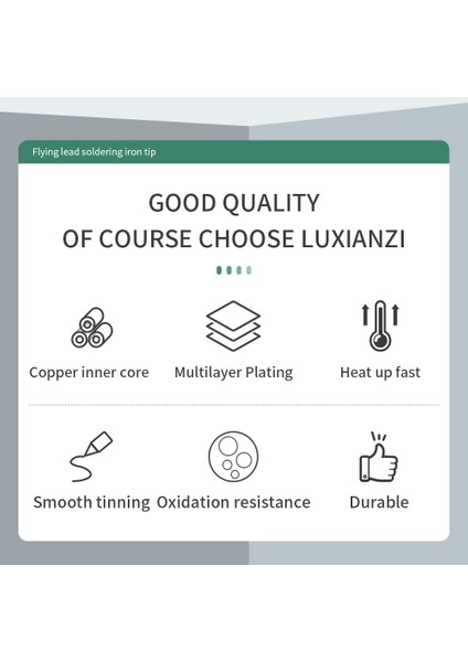LXZ922005 Luxıanzı Havya Ucu Kurşunsuz Bakır Sinek Hattı Kaynak Ipuçları Hassas 0.3mm Kalay Havya Kafa Bga Tamir Araçları (Yurt Dışından) modelleri