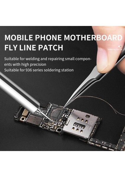 LXZ922005 Luxıanzı Havya Ucu Kurşunsuz Bakır Sinek Hattı Kaynak Ipuçları Hassas 0.3mm Kalay Havya Kafa Bga Tamir Araçları (Yurt Dışından) indirimleri