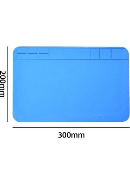 200X300MM Esd Isıya Dayanıklı 932℉ Lehimleme Mat Iş Araçları Bilgisayar Telefonu Tamir Kiti Çalışma Tamir Pedi Isıya Dayanıklı Bakım Platformu (Yurt Dışından)