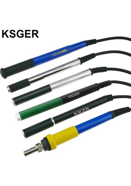 Kolu 9 Ksger 9501 Alüminyum Alaşımlı Paslanmaz Çelik Havya V2.1s STM32 OLED Dijital Sıcaklık Kontrol Cihazı (Yurt Dışından)