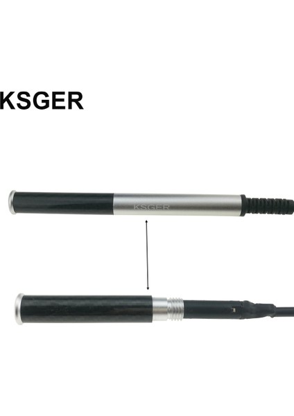 Kolu 9 Ksger 9501 Alüminyum Alaşımlı Paslanmaz Çelik Havya V2.1s STM32 OLED Dijital Sıcaklık Kontrol Cihazı (Yurt Dışından)