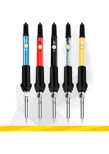 Mavi Ingiltere 60W Elektrikli Havya Istasyonu 220V 110V Abd/ab/ingıltere Plugtemperature Ayarlanabilir Kaynak Lehimleme Ipuçları Araçları (Yurt Dışından)