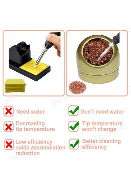 Şerit Seti A Havya Ucu Temizleyici Kaynak Havya Ucu Temizleme Sünger ve Tutucu ile Bakır Tel Temizleme Topu Suya Gerek Yok (Yurt Dışından) modelleri