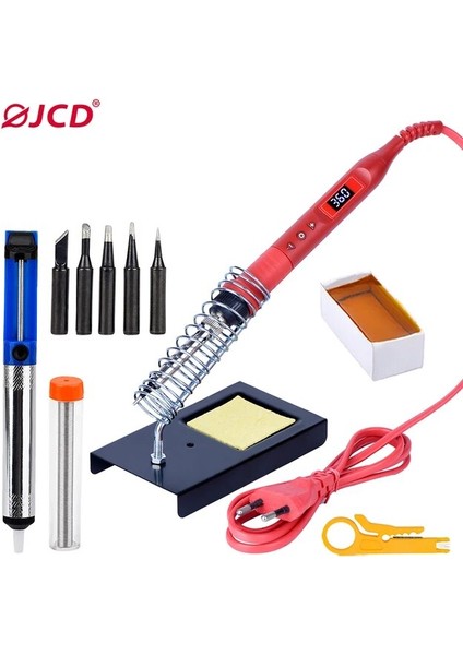 908U Kıt3 80W 110V, Ab Jcd 908U 80W Havya Seti Ayarlanabilir Sıcaklık Aydınlatma Elektronik Kaynak Araçları Için Çok Fonksiyonlu Düğme Lehimleme Seti (Yurt Dışından)