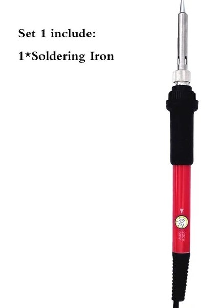 Set 1-Red Ab Elektrikli Havya Ab Abd Tak Ev Ayarlanabilir Sıcaklık Havya Mini Kolu Isı Kalem Kaynak Onarım Araçları (Yurt Dışından)