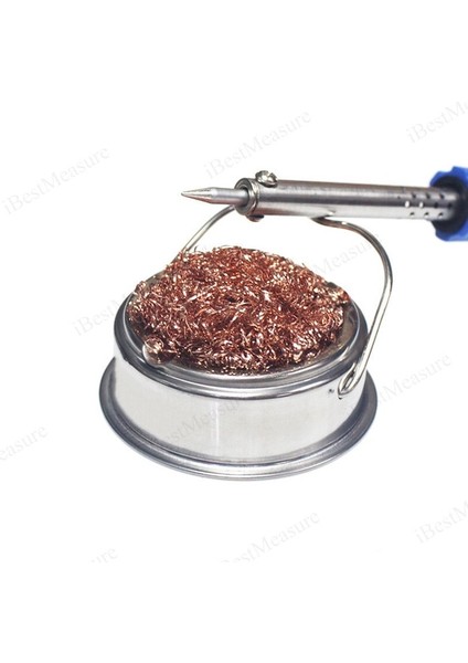 Gümüş Havya Ucu Temizleyici Kaynak Havya Ucu Temizleme Sünger ve Tutucu ile Bakır Tel Temizleyici Topu Suya Gerek Yok (Yurt Dışından)