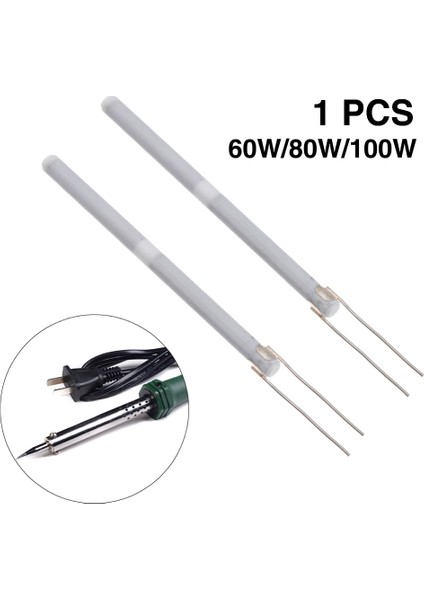 1PC-80W Kısa Tel Yeni Ayarlanabilir Sıcaklık Elektrikli Havya Isıtıcı 220V 60W/80W/100W Seramik Dahili Isıtma Elemanı 908 908S Lehim (Yurt Dışından)