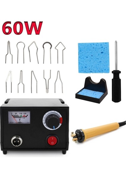 60W Ingiltere Pirografi Makinesi 100W Çok Fonksiyonlu Dijital Ekran Elektrikli Kabak Ahşap Pirografi Makinesi, 20 Adet Isıtma Kalem Kafaları ile (Yurt Dışından)