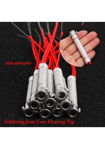 5 ADET-40W 1/2/5 Adet 220V 30W40W60W Havya Çekirdek Isıtma Elemanı Yedek Kaynak Ekipmanları Kaynak Aracı Metal Işleme Aksesuarları (Yurt Dışından) fırsatları