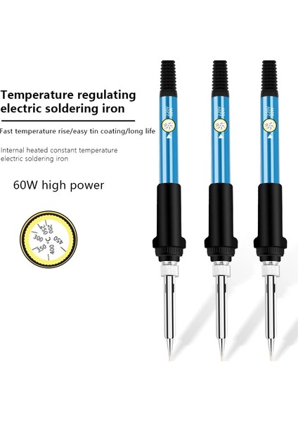 Abd Ayarlanabilir Sıcaklık 60 W Dahili Isıtma Lehimleme Araçları Elektronik Havya Lehimleme Kaynak Ekipmanları Için 110 V/220 V (Yurt Dışından)