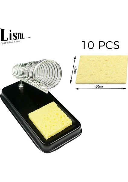 A Havya Için Sünger Elektrikli Stand ile 5/10 Pcs Kaynak Temizleme Süngeri Yüksek Sıcaklığa Dayanıklı Aksesuarlar, 3 Tip Isteğe Bağlı (Yurt Dışından) fiyatları