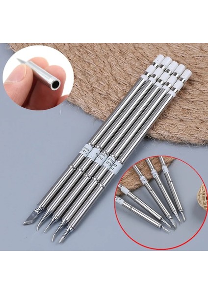 A3 T12 BC2/J02/JL02/KR/ILS Havya Ipuçları Lehimleme Rework Istasyonu Değiştirme 1/64 Ets Ucu WES50/WES51 900M-T-SI (Yurt Dışından) fırsatları