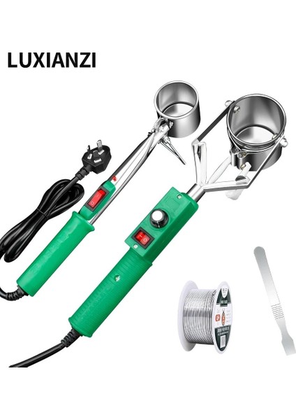 XLKG500W1A Abd Luxıanzı Taşınabilir El Lehim Pot Teneke Anahtarı ile 300-500 W Ayarlanabilir Lehim Sökme Banyosu Onarım Aracı Kalay Eritme Fırını (Yurt Dışından)