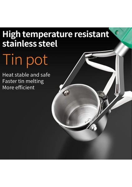 XLKG500W1A Abd Luxıanzı Taşınabilir El Lehim Pot Teneke Anahtarı ile 300-500 W Ayarlanabilir Lehim Sökme Banyosu Onarım Aracı Kalay Eritme Fırını (Yurt Dışından)