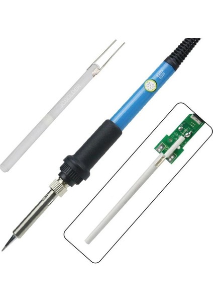 100W 60W 80W 100W Havya Çekirdek Seramik 220V Elektrikli Ayarlanabilir Isıtma Tipi 60X3.8MM Kaynak Demir Çekirdek Isıtıcı Kaynakçı (Yurt Dışından)