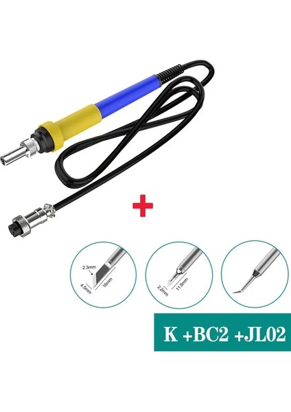 Set5 Mavi Sarı 1 Takım 75W T12 Havya Kolu Havya Istasyonu Kalem STM32 Istasyonu 24V Isıtma T12-I K Bc2 JL02 Bl D24 Ils Kaynak Ipuçları (Yurt Dışından)